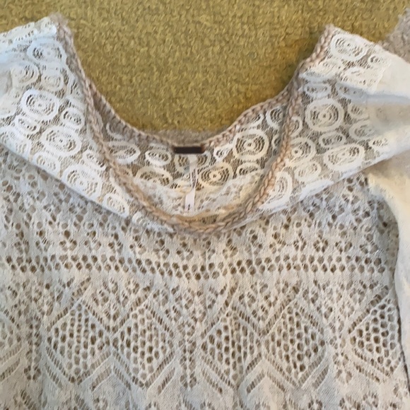 FREE PEOPLE lacy dress/top  size S - Picture 2 of 5